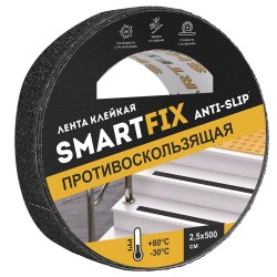 Лента 25мм*5м клейкая SmartFix ANTI-SLIP/SFP2505B противоск черная 138706