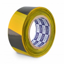 Лента 50ммх200м черн/желтая для огражд арт.520Y Klebebander 130442