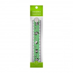 Линейка  15-30см Bruno Visconti 45-0010/01 "HappyGrapix. Панды" складная