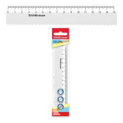Линейка  15см ErichKrause 61757 Classic, с волнистым краем