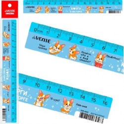 Линейка  16см deVENTE 5091410 "Happy Friends" 