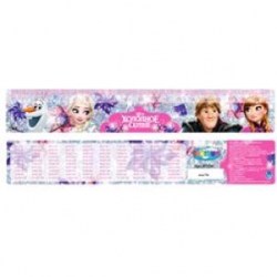 Линейка  20см Centrum 85250  "Холодное сердце" с таблицей умножения