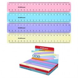 Линейка  20см ErichKrause 49544/49545/49547 Pastel, ассорти