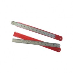 Линейка  30см металлическая J.Otten SS30 в чехле 17317