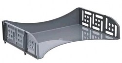 Лоток горизонтальный Стамм ЛТ800/ЛТГ-01187 "Филд" с широкой загрузкой серый 324034