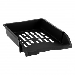 Лоток горизонтальный Стамм ЛТГ-30465 "Лидер" 75мм черный 351676