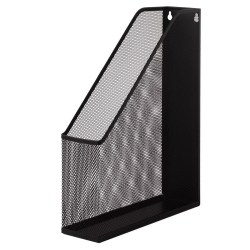 Лоток вертикальный Brauberg 231948 "Germanium" металл, черный 