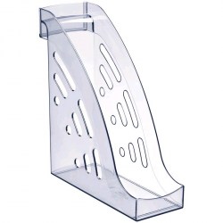 Лоток вертикальный Стамм ЛТ402/ЛТВ-30861 "Торнадо/Эксперт" прозрачный 95мм 351538