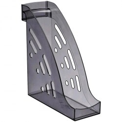 Лоток вертикальный Стамм ЛТ403/ЛТВ-30862 "Торнадо/Эксперт" тонированный серый 351539