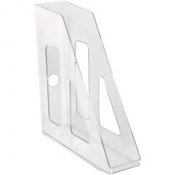 Лоток вертикальный Стамм ЛТ512/ЛТВ-31099 "Актив" прозрачный 70мм 351499