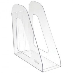 Лоток вертикальный Стамм ЛТ7018/ЛТВ-30498 "Фаворит" прозрачный 90мм 351557