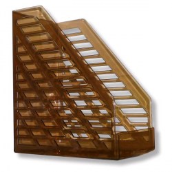 Лоток вертикальный Стамм ЛТ905 "XXL" тонированный коричневый 150мм