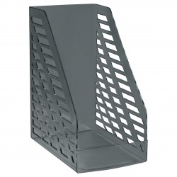 Лоток вертикальный Стамм ЛТВ-30553 "XXL" тонированный черный 150мм 351494