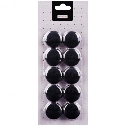 Магниты 3,0см OfficeSpace MN30_7249 /10шт/ черные 282886