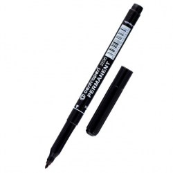 Маркер 1,0мм CENTROPEN 2536 черный перманентный, светостойкий Р073485/Ф047239 