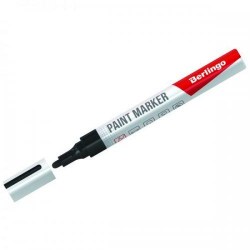 Маркер 2-4мм Berlingo BMk_02101 "Uniline PA400" черный на нитро-основе 142464