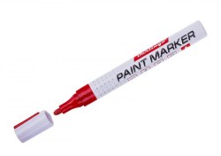 Маркер 2-4мм Berlingo BMk_02103 "Uniline PA400" красный на нитро-основе 204651