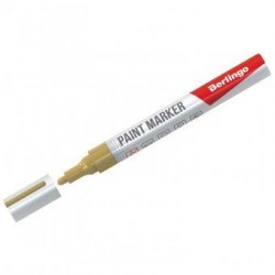 Маркер 2-4мм Berlingo BMk_02114 "Uniline PA400" золото на нитро-основе 142465