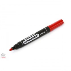 Маркер 2,5мм CENTROPEN 8566 красный перманентный термостойкий Р002668/Ф046167