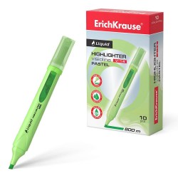 Маркер текст. ErichKrause 56024 зеленый , Visioline V-14 Liquid Pastel, жидкие чернила