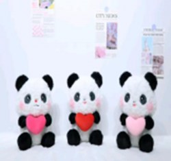 Мягкая игрушка Алеф 106-103 "Panda hearts" ассорти 