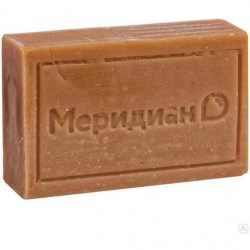 Мыло кусковое хозяйственное Меридиан 150г 72% без упаковки С604043/Р281638