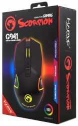 Мышь MARVO G941 игровая проводн 9кн 800-6200dpi USB черный 23751-G941