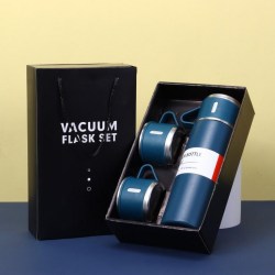 Набор Алеф DPTZ-8103-04 "Classic" blue (термос+2 чашки) 500мл 