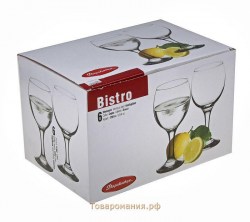 Набор бокалов PASABAHCE 44411 "Бистро" д/вина, стекло, 6шт