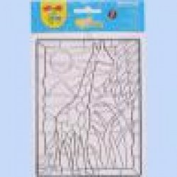 Набор Centrum 83431 "Витражная картинка-трафарет 17*9см 