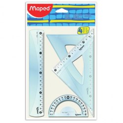 Набор чертежный Maped 242820 "Кристалл" 4 предмета
