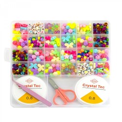 Набор для создания бижутерии и украшений Alingar AL11042 "Color magic" 8 видов бус 