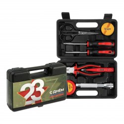 Набор инструментов 9305219 ТУНДРА "С 23 февраля" 8пр