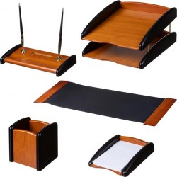 Набор наст. МДФ 5 предм 5М-3A коричневый/черный 1979217