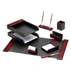 Набор настольный GALANT 238162 Sirius 8 предметов цвет "красное дерево/черный"