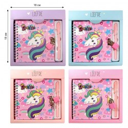 Набор подарочный Алеф Р251548-20 "Единорог" (блокнот с замком и ручкой)