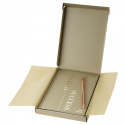 Набор подарочный БиДжи DuA5_66878 "Mindset. Sage" золото (ежедневник А5+ручка) 383491