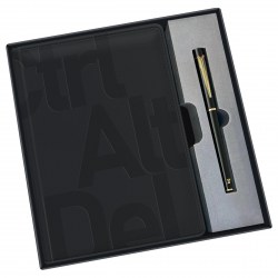 Набор подарочный БиДжи DuA5_67142 "Ctl+Alt+Del" черный, кожзам (ежедневник А5+ручка) 385004