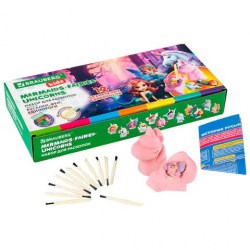 Набор раскопки Brauberg KIDS 665130 "Русалки, Феи, Единороги" 12 видов, инструменты, карточки