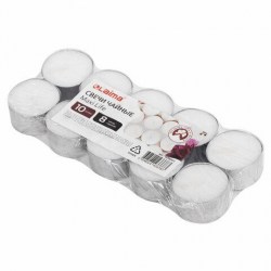 Набор свечей Лайма 609201 "Maxi Life" 10шт, 21гр, горение до 8 часов