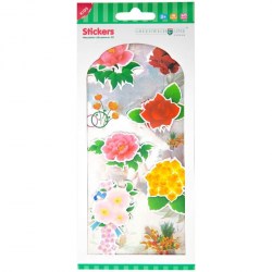 Наклейки объемные Greenwich Line "Цветочки" 3D 9,5*19,7см пакет европодвес NSOL_11869 244078