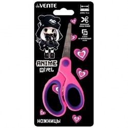 Ножницы 13,0см deVENTE 8010408 "Anime Girl" закругленные концы