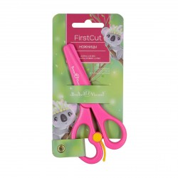 Ножницы 13,5см Bruno Visconti 60-0030 "Firstcut" пластиковые, ассорти