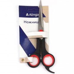 Ножницы 17,0см Alingar AL6607 прорезиненные ручки