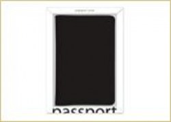 Обложка BrunoVisconti 3-619/01 для паспорта черная, экокожа