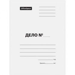 Обложка  ДЕЛО картонная 380г/м2 OfficeSpace 158532 мелованная 