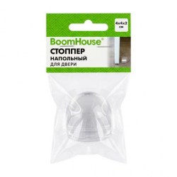 Ограничитель для двери (стоппер) напольный BOOMHOUSE (БУМХАУС) 701843 прозрачный