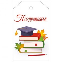 Открытка-бирка Империя поздравлений 63.574.00 "Поздравляем!" 