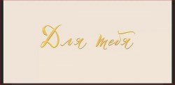 Открытка-конверт Мир поздравлений 075.758 "Для тебя"