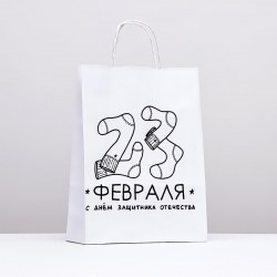 Пакет подарочный 10188669 "Защитник" 24*10*32см 